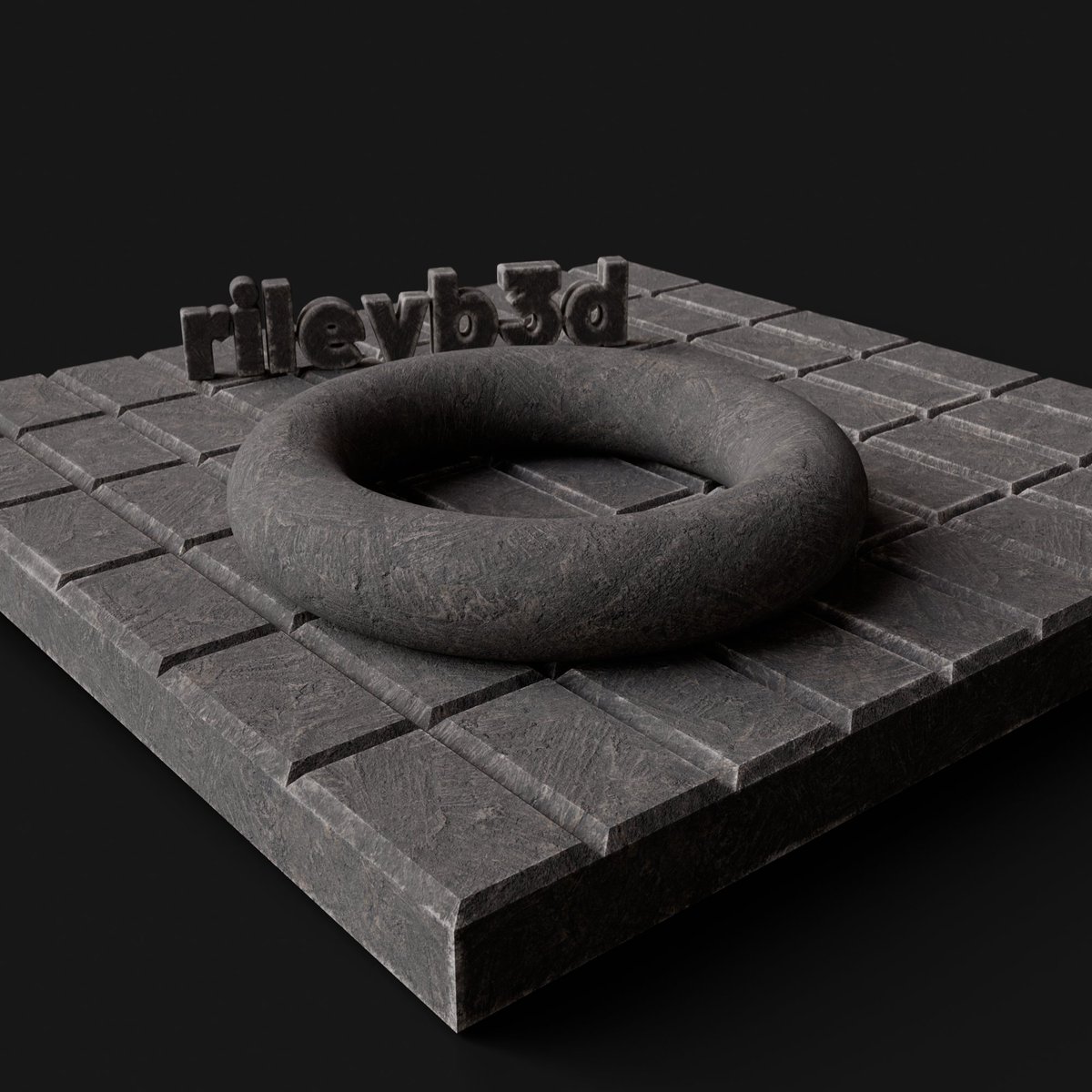 rileyb3d's tweet image. One Click Damage (OCD) is a great #b3d addon.
I plan to use it to breakup custom trim sheets, but here's a fun test to see it in action.
Minimal settings, but pretty good results by default!
