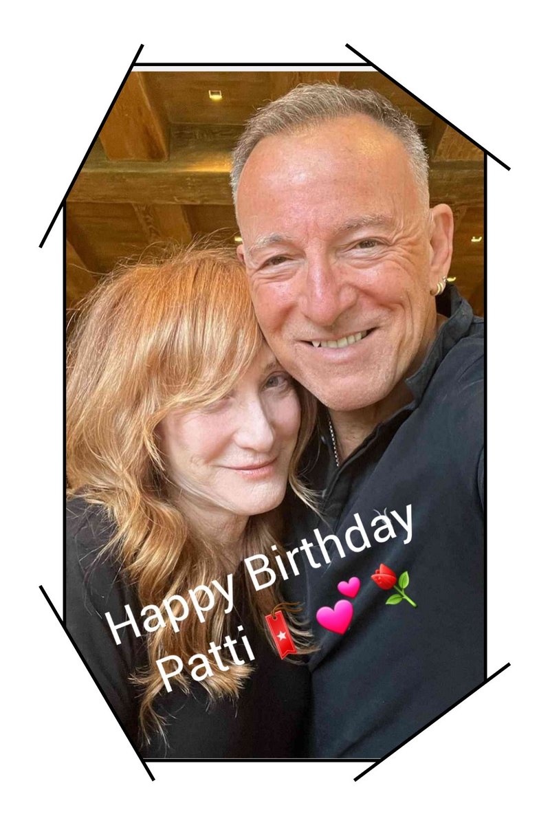 A Wonderful Birthday to the Wonderful Patti Scialfa 🎂🔖⚘️
#PattiScialfa #BruceSpringsteen 
#EStreetBand