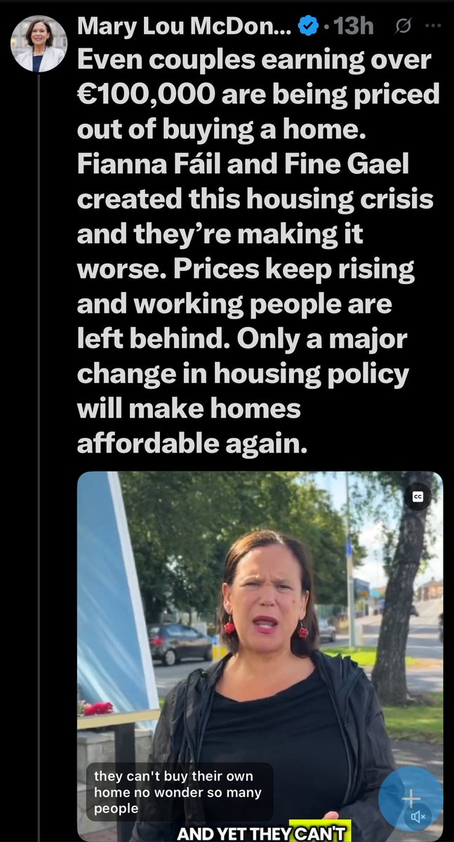 MartinMurphy72's tweet image. Mary Poo still won’t admit Ireland can’t house and feed the world . Mary helped cause this as much as every other politician .