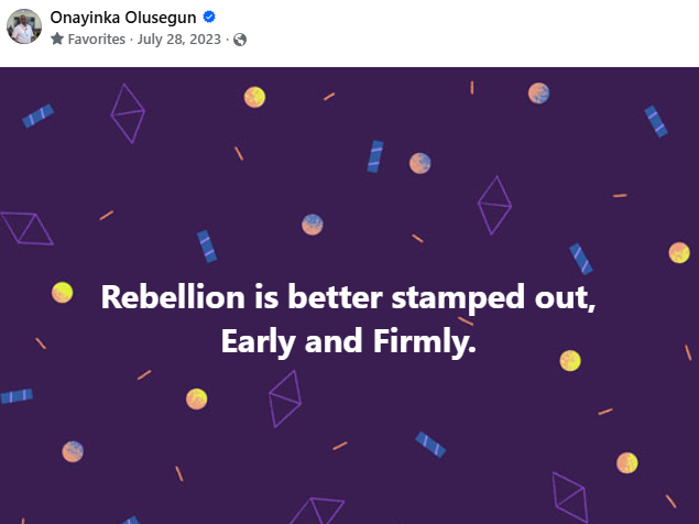 Yes and firmly
#chrissegunonayinka
#saintscommunityChurch