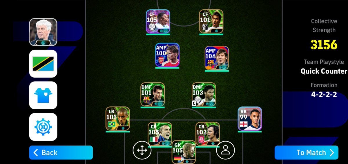 #eFootball

Hii Ndio Formation Pekee Itakayo Kupeleka Division 1

4-2-2-2
full attack