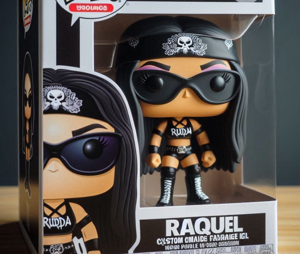 Took me a few hours to get it done but here it is a customized <a href="/RaquelWWE/">Raquel</a> funko pop hope she approves