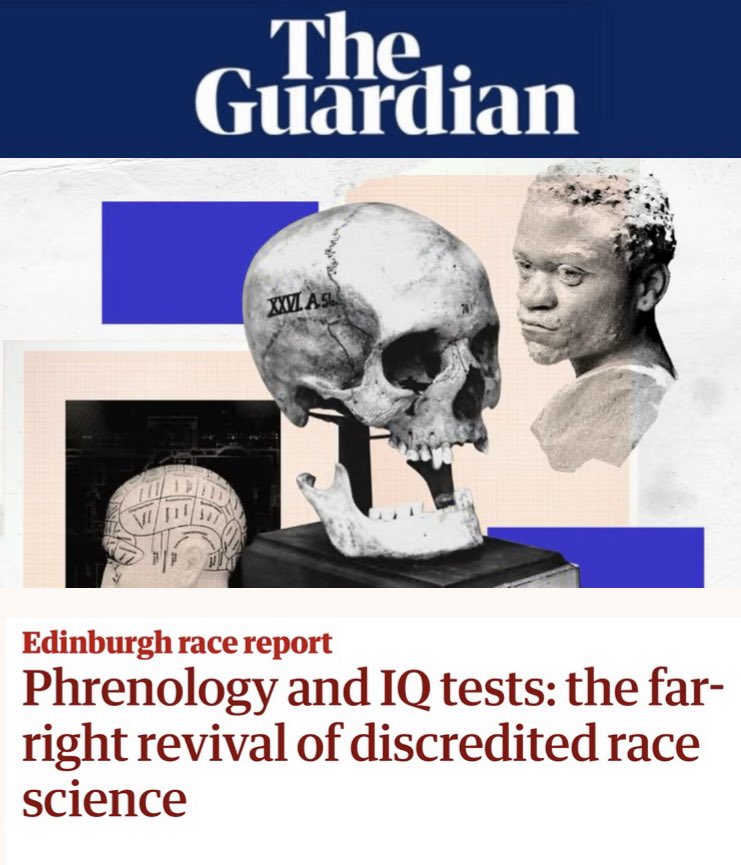 From phrenology in 19th‑century Edinburgh to modern IQ tests, pseudoscientific race theories have persisted. Early intellectuals promoted skull‑measuring and hereditarian thinking to justify colonialism and white supremacy.  

As phrenology fell into disrepute, racism resurfaced