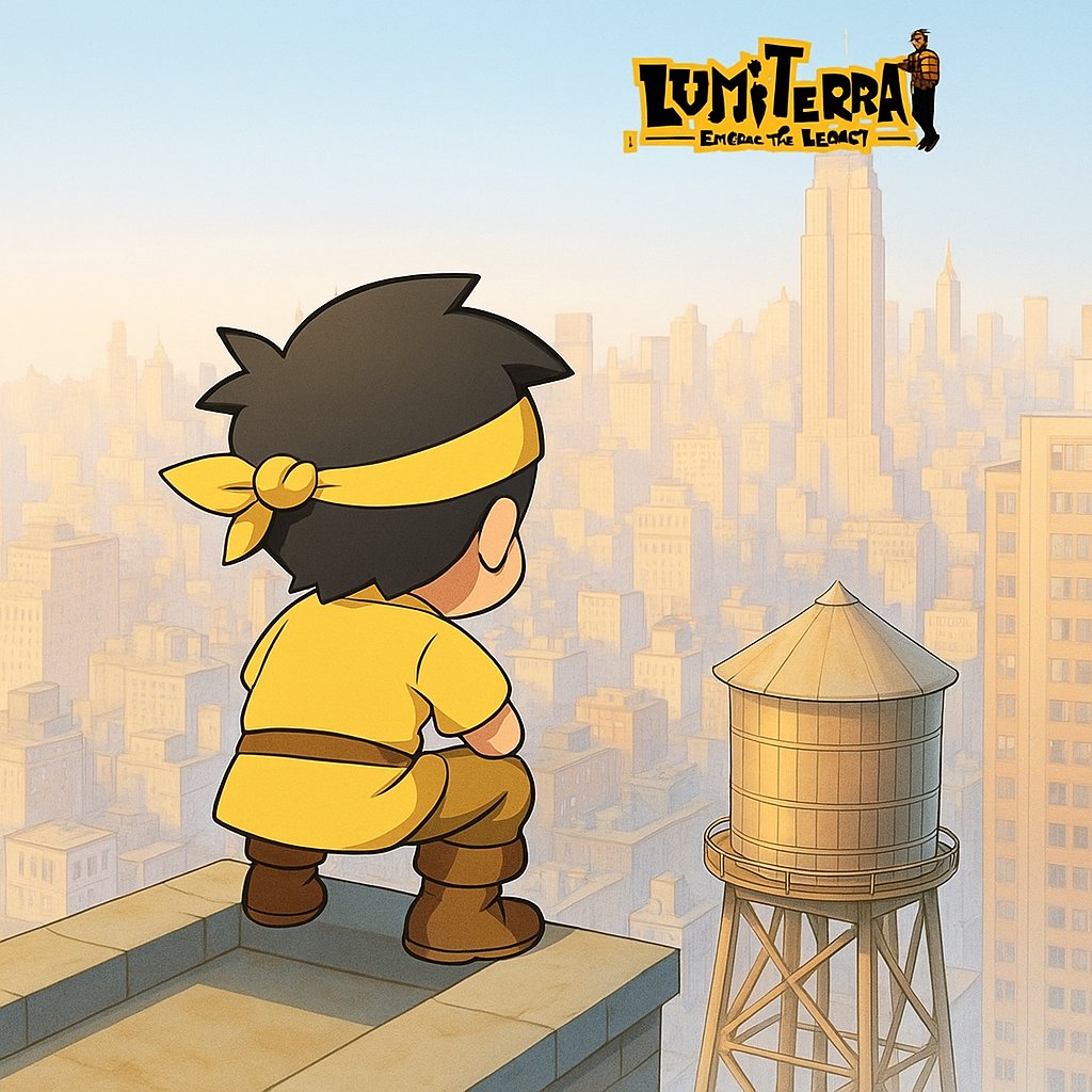 Dnd_Franky's tweet image. GM CT ☀️
Woke up thinking about the rooftop scene.
The city is big but @LumiterraGame feels bigger.
Let’s play and yap about the adventure
gLumi 🟨🟨