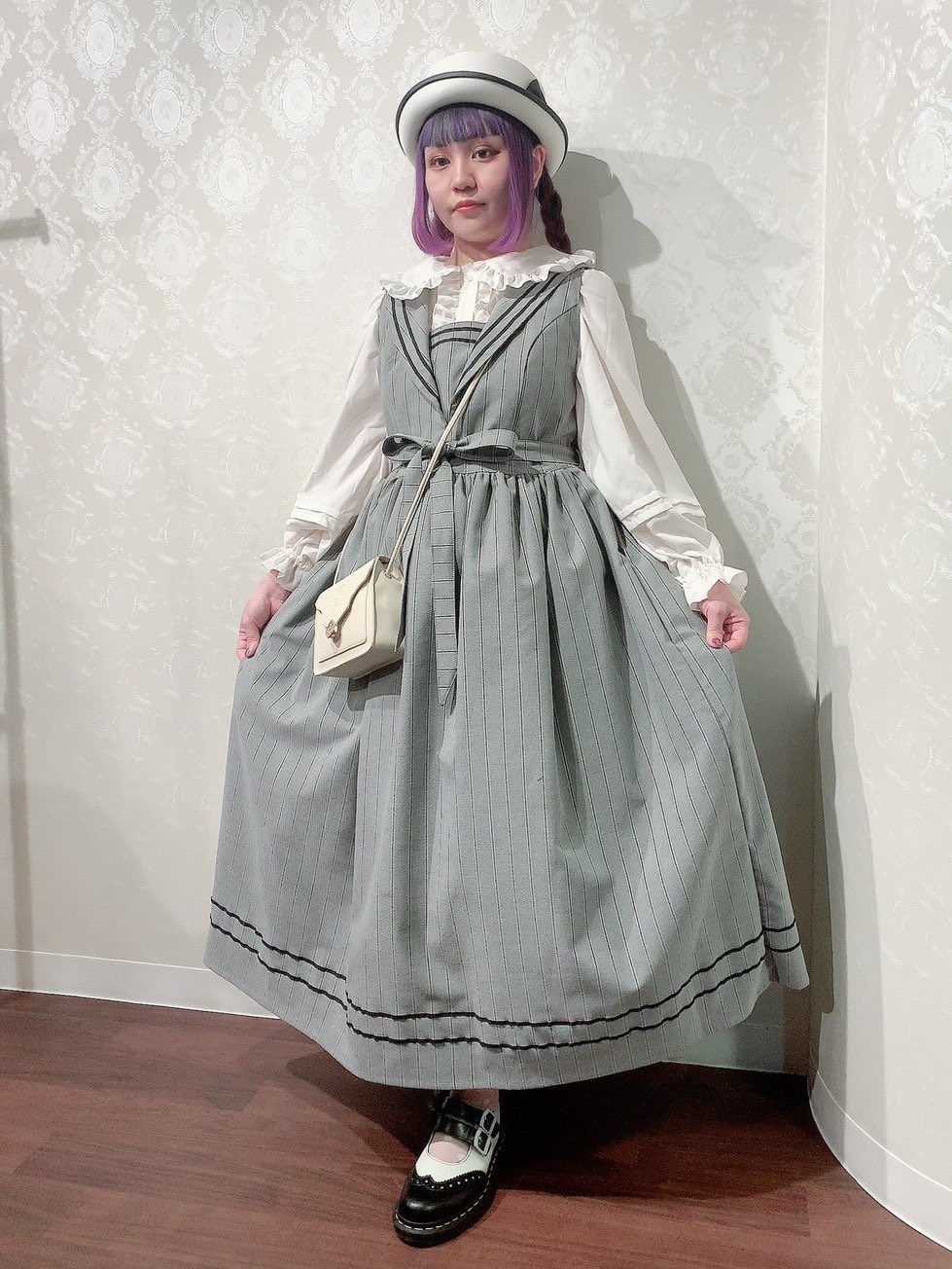 ＊難あり※フルーツパーラー スカート フレアスカート ロング丈 ボトムス レディース おすすめ 接触冷