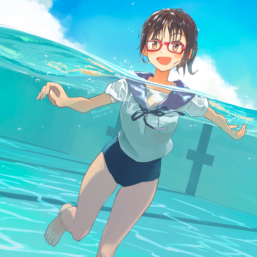 kusakabe's tweet photo. 🏊 https://t.co/kzrJW037aZ