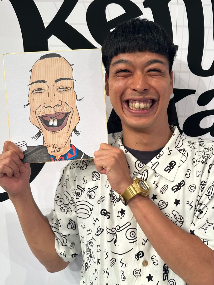 さえない似顔絵182】 バッテリィズ エース #さえない似顔絵