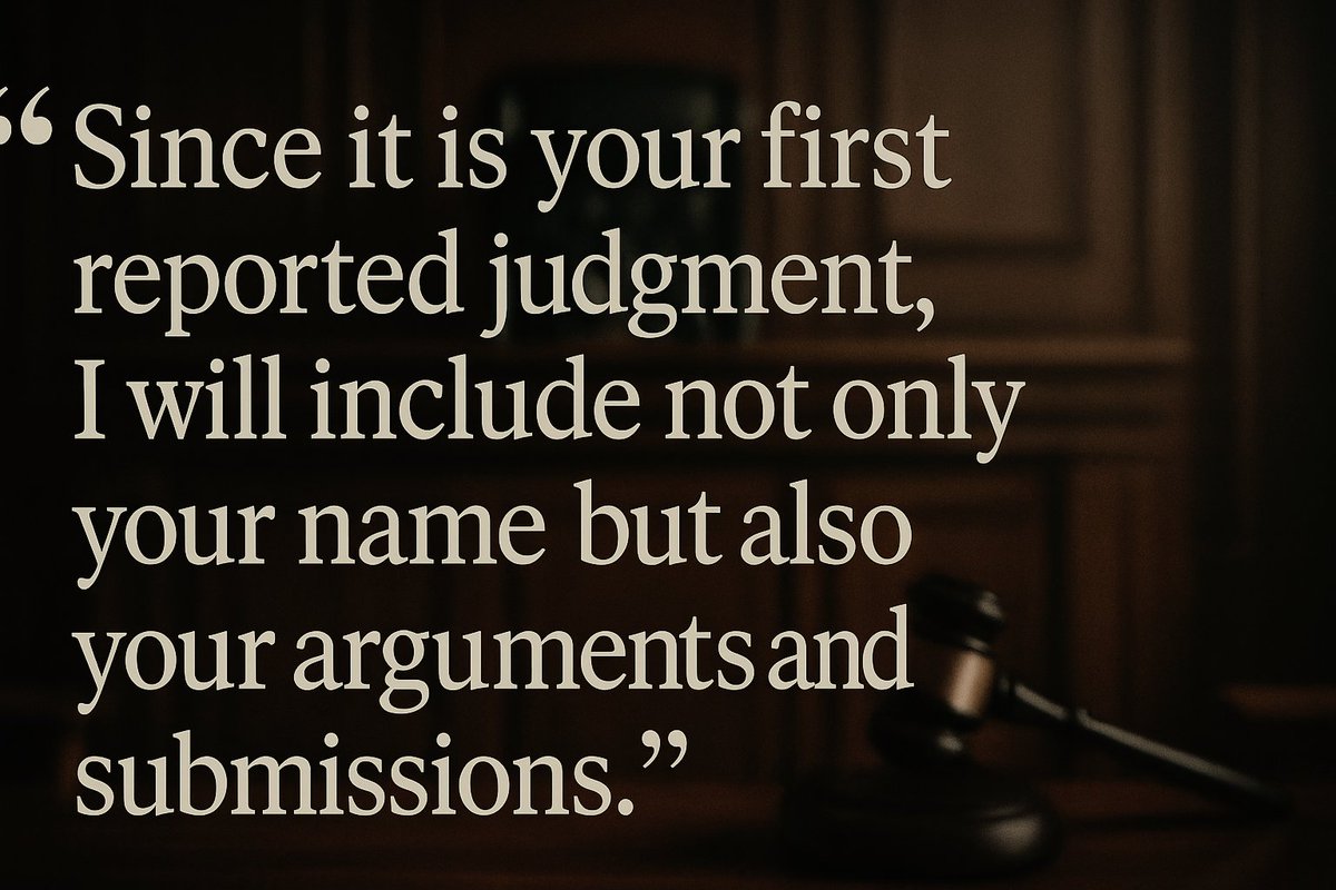🧵 A quiet moment in Court 1 of the #SupremeCourt. One that said more about the Bar and the Bench than most judgments ever do

1. Amid the rush of senior advocates during morning mentionings, a young lawyer made his way to the front of the packed courtroom.