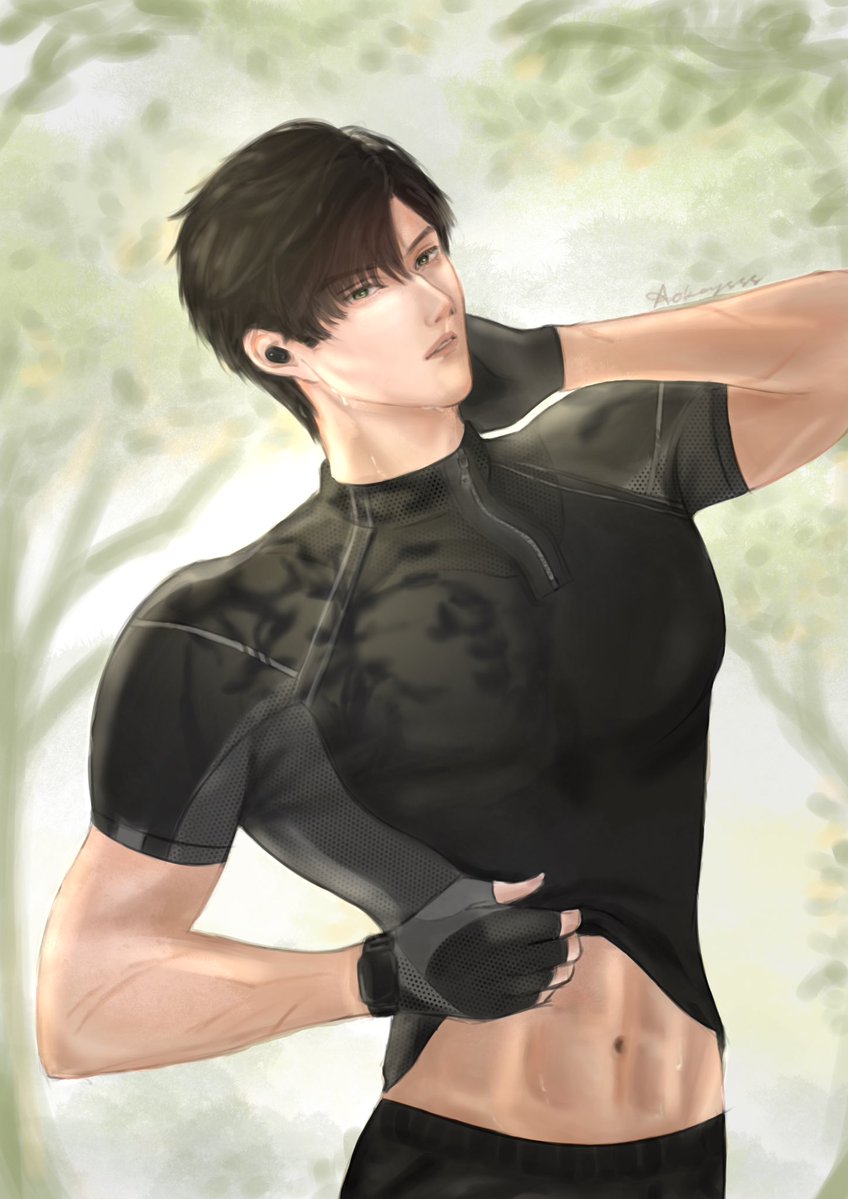 aokeysss's tweet image. “do you need to take a closer look?”
#LoveandDeepspace #Zayne #恋与深空 #黎深 #恋と深空 #レイ先生 #戀與深空