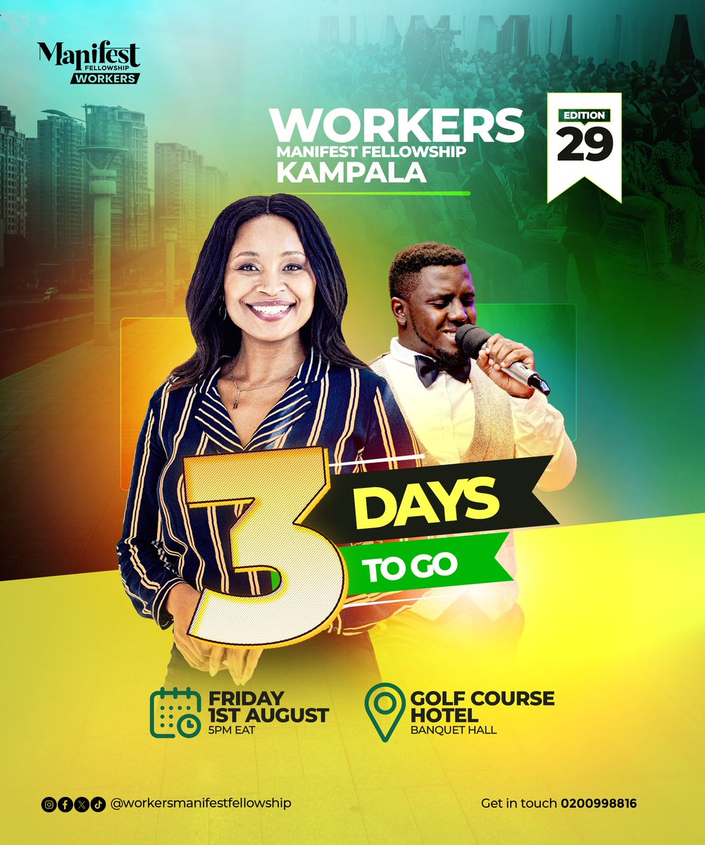 WorkersManifest's tweet image. 0️⃣3️⃣ Days To Go....

#WorkersFellowship