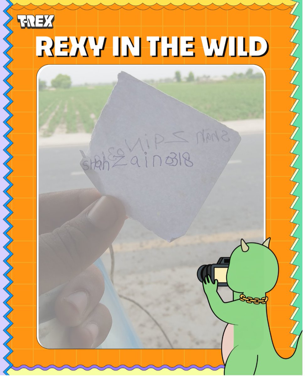 shahzain09_'s tweet photo. I take my Rexy out to touch grass thanks @TREX_chain
For giving chance
@TREX_chain
#RexyInTheWild https://t.co/yAmOlBxJfG