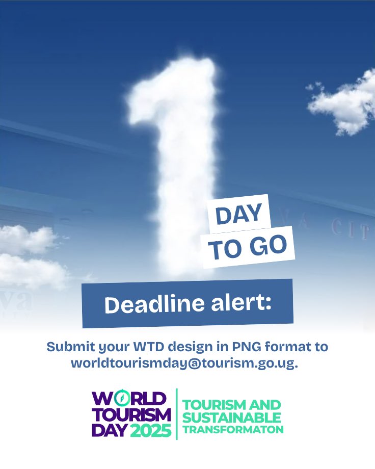 Deadline alert🛎
Graphics designers, this is YOUR CHANCE.

#WTD2025 #ExploreWestNile