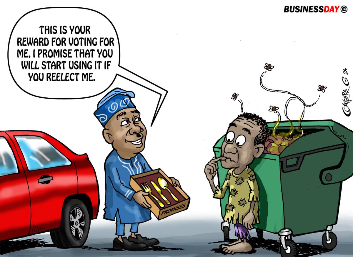 BusinessDayNg's tweet image. The silver spoon promises

By Okpara Moses