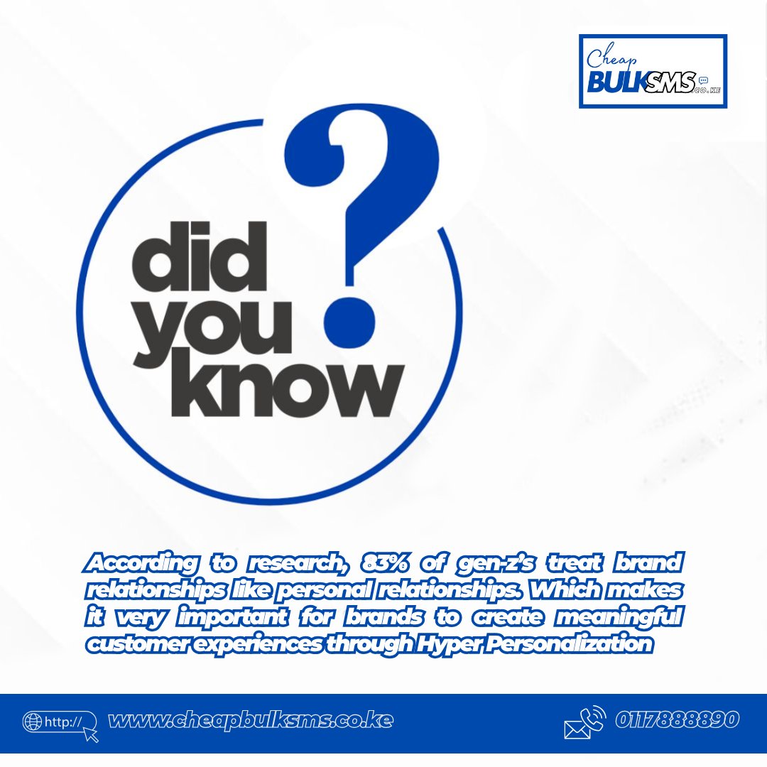 CheapBulksmske's tweet image. Gen Z doesn’t want ads — they want relevance.
Be the brand that speaks like a friend, not a billboard.
#NextGenMarketing #HyperPersonalized #BrandConnection