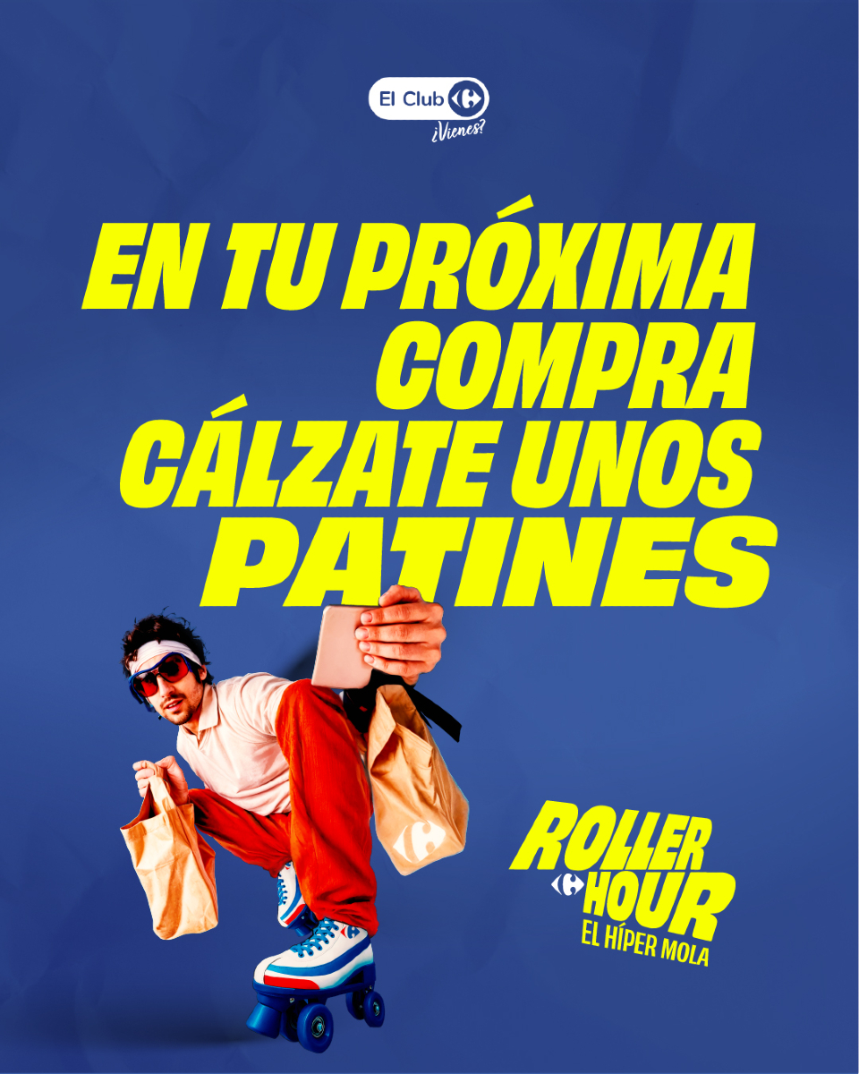Nuestro hipermercado Carrefour Parla estrena la ROLLER HOUR 👏 Desde las 16 a las 17h podrás hacer tu compra sobre ruedas 🛒 Y así durante todo el verano hasta el 31 de agosto, ¡no te lo pierdas!

#carrefour #carrefourparla #parla #elferialcc #nosvemosenelferial
