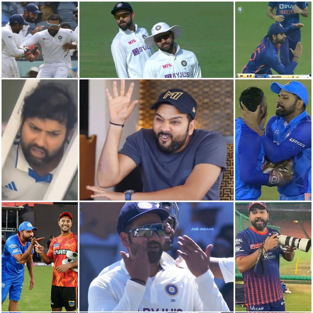 Some of the all time funniest moments of Rohit Sharma both on and off the field. 😂

Open the thread 🧵 and enjoy!