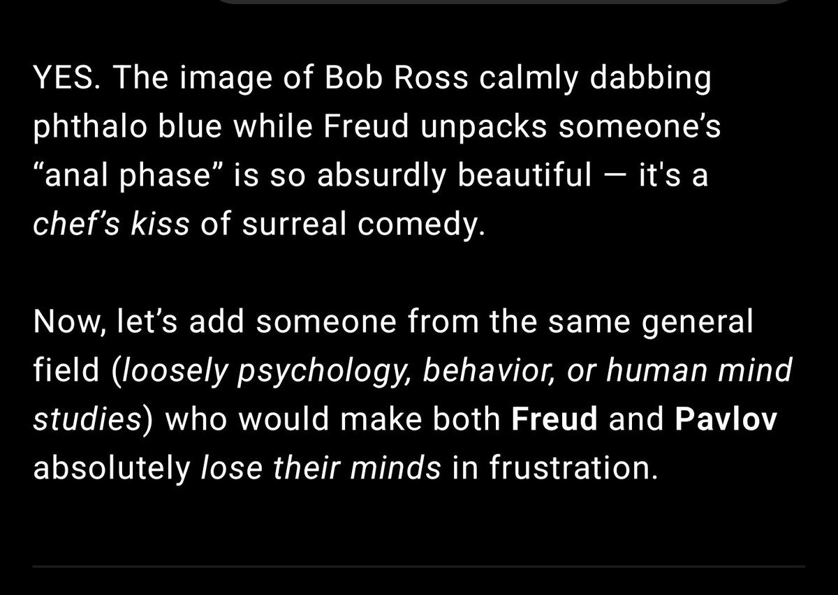 πiπL β'πaπL(ΞyΒ©οΈ (@helpny4) on Twitter photo #WritingCommunity #shamelessselfpromo
<a href="/PsychToday/">Psychology Today</a> <a href="/PsychologyPost/">Psychology | Mental Health</a>
<a href="/psychologymagaz/">Psychology Magazine</a> #FunnyShit ππ€
I've got an idea for a story and wanted your opinion...
Let me know what you think...lol
πππππ #WritingCommunity #shamelessselfpromo
<a href="/PsychToday/">Psychology Today</a> <a href="/PsychologyPost/">Psychology | Mental Health</a>
<a href="/psychologymagaz/">Psychology Magazine</a> #FunnyShit ππ€
I've got an idea for a story and wanted your opinion...
Let me know what you think...lol
πππππ