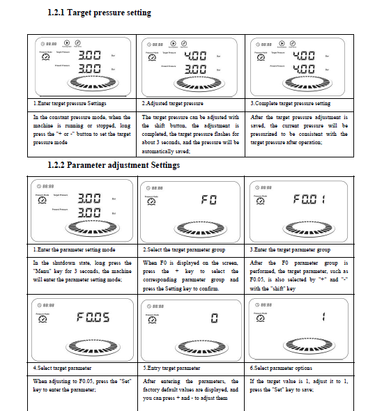 iwa_wang's tweet image. IP65 PC30：1PH 200-240VAC 2.2kW/3PH 380-480VAC 0.75-22kW, have 5 colors, lcd display, Multi-stage time-sharing water supply, Can be connected to  PDH30/ a PT100 temperature sensor, Has motor temperature control protection!
#generalpurposedrive #ACdrive #CNPpump #pumps #motordrive