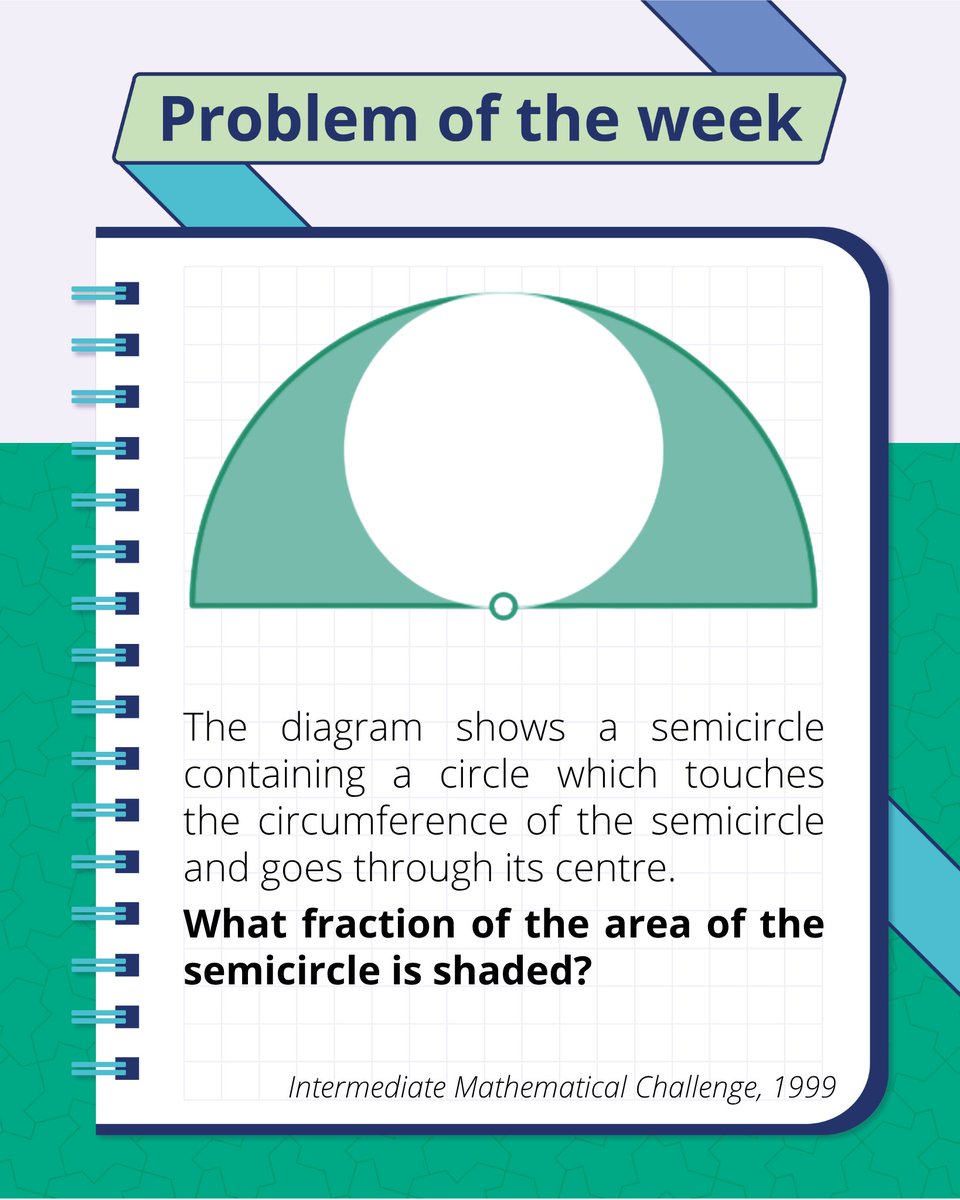 Problem of the Week 131!

Please do not comment the solution so others can work it out too. Instead, like this post or comment a thumbs up if you think you have the correct answer!

The solution will be posted in the comments on Thursday afternoon. 

#Problem #UKMT #Maths