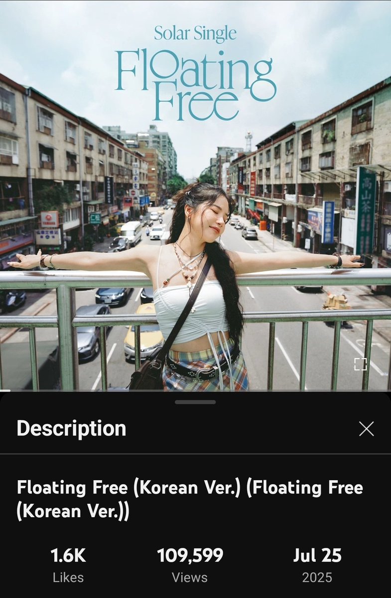 DragonKazoo77's tweet image. 250729 #Solar 'Floating Free' audio views on YouTube 16:00KST
Korean Ver. - 109K 🔥
Solar Ver. - 13K ⚠️
With 9m88 - 330K
Stream the Korean ver. MV as well
🔗 youtu.be/rRzdwV0Tr6w?si…
#Floating_Free #솔라 #頌樂 #金容仙 #MAMAMOO @RBW_MAMAMOO