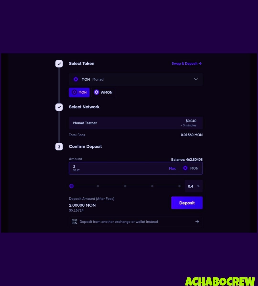 Achabocrypt's tweet photo. 💜MONAD INTERACTION 13

📌CELERIS EXCHANGE 
🔗https://t.co/kooPdGWf7M
✅ LEND AND BORROW 

@0xCeleris is developing a leading PLOB DEX for professional-grade on-chain trading on @monad.

🧑‍💻 How to Interact

🔗 Visit: https://t.co/kooPdGWf7M
📌Ensure you switch to the Monad Testnet network
📌 Click on your wallet address in the top right corner
📌Select "Balance"
📌 Next to MON, click "Deposit"
📌 Enter the desired deposit amount and hit "Deposit"
📌In the "Balance" section, click on "Lend"
📌 Input the amount you wish to lend, click "Lend," and confirm the transaction
📌In the same "Balance" section, select "Borrow"
📌Enter the amount, click "Borrow," and confirm the transaction.