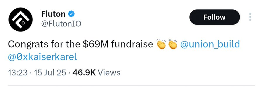 what if it’s real? and they’re just waiting to drop the $69M banger right before $U goes live? 

<a href="/union_build/">Union</a>  might really take us out the trenches

Union is building trustless, zero-knowledge (ZK) based interoperability for blockchains 🦈