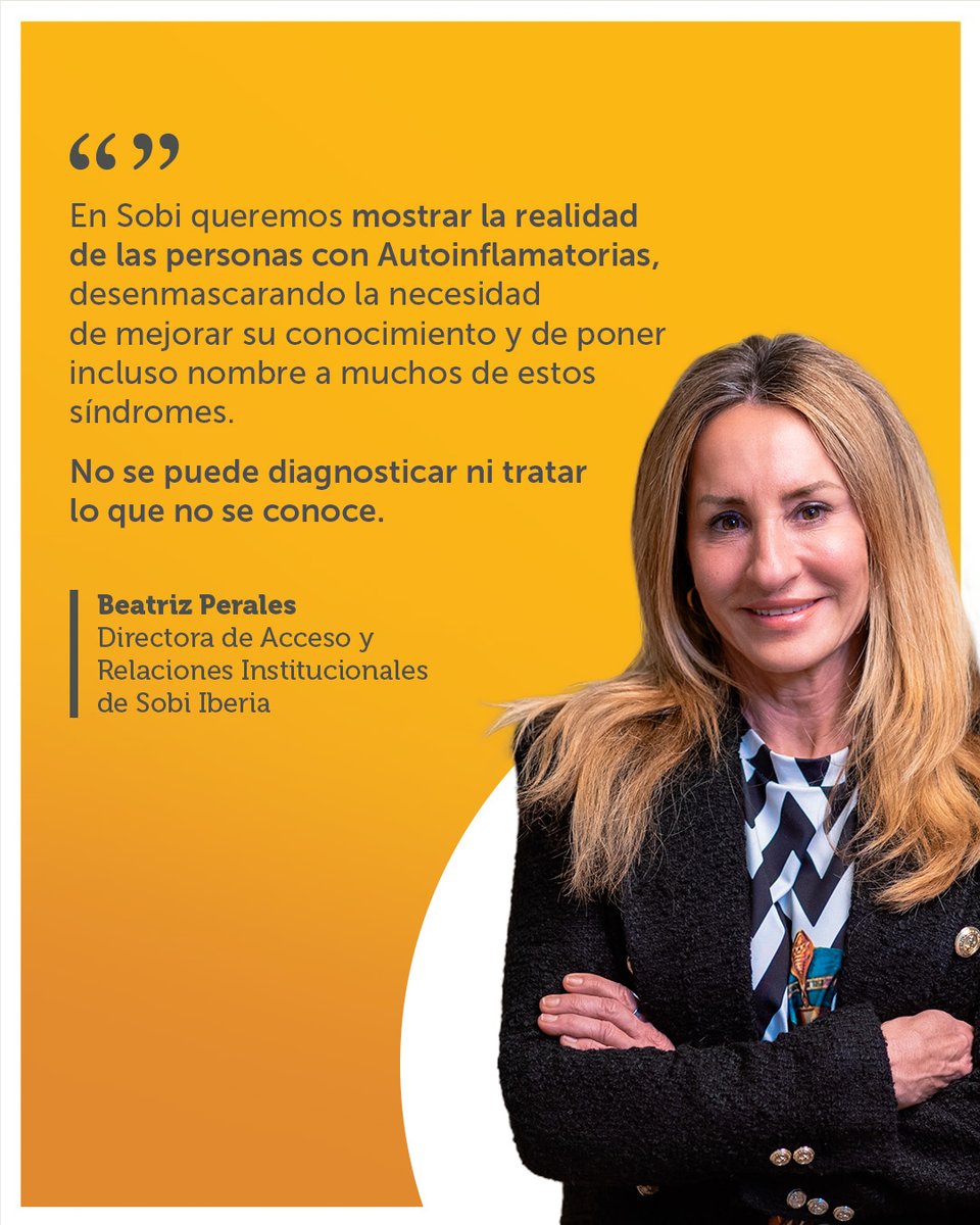 Beatriz Perales (@beatrizperales8) on Twitter photo 🎭 Agosto es el mes de las enfermedades autoinflamatorias. Desde <a href="/Sobi_Iberia/">Sobi</a> , junto a <a href="/STOP_FMF/">As Esp de FMF y Autoinflamatorios. Stop FMF</a> y <a href="/FEDER_ONG/">FEDER | Enfermedades Raras</a>, lanzamos #DesenmascaraLasAutoinflamatorias para dar voz a quienes conviven con estas enfermedades minoritarias.
Súmate 👉sobi.com/spain/es/desen…. 🎭 Agosto es el mes de las enfermedades autoinflamatorias. Desde <a href="/Sobi_Iberia/">Sobi</a> , junto a <a href="/STOP_FMF/">As Esp de FMF y Autoinflamatorios. Stop FMF</a> y <a href="/FEDER_ONG/">FEDER | Enfermedades Raras</a>, lanzamos #DesenmascaraLasAutoinflamatorias para dar voz a quienes conviven con estas enfermedades minoritarias.
Súmate 👉sobi.com/spain/es/desen….