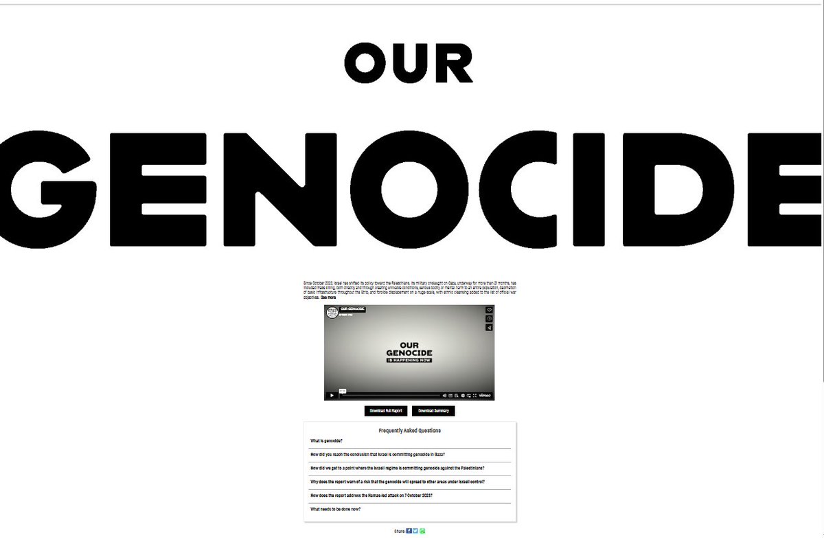 Cada cop més entitats israelianes se sumen a la comdena dels crims de lesa humanitat que està cometent el govern de Netanyahu a Gaza. L'informe de l'ONG B'Tselem amb el títol "El nostre genocidi" és incontestable. Podem no fer-hi res? ara.cat/internacional/…