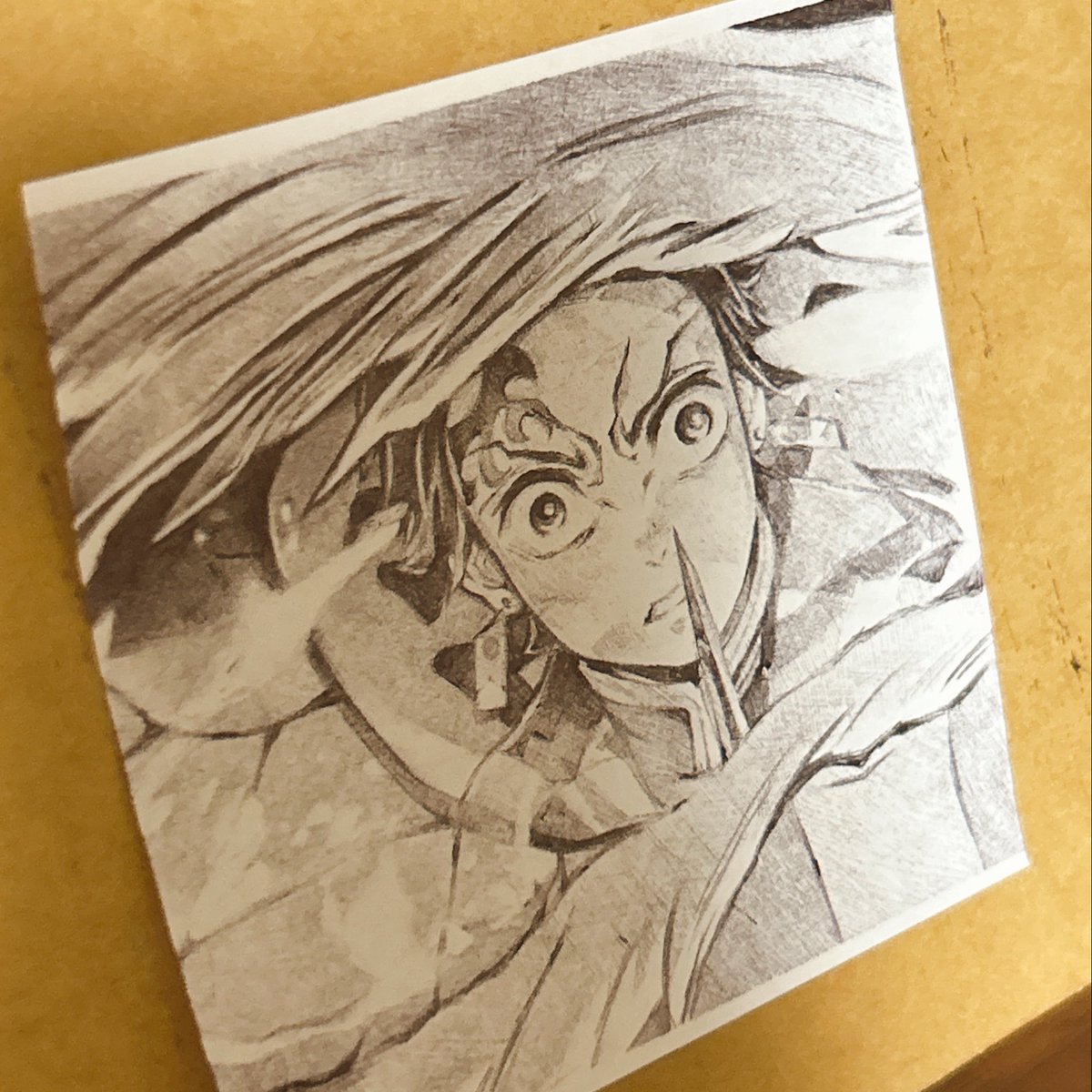yukida_o's tweet photo. 鬼滅の刃をボールペン一発描き（模写）

色々あって投稿サボってました
ぼちぼちいきます
いつもいいねありがとうございます！
#アナログイラスト https://t.co/wAcBFjd3WE
