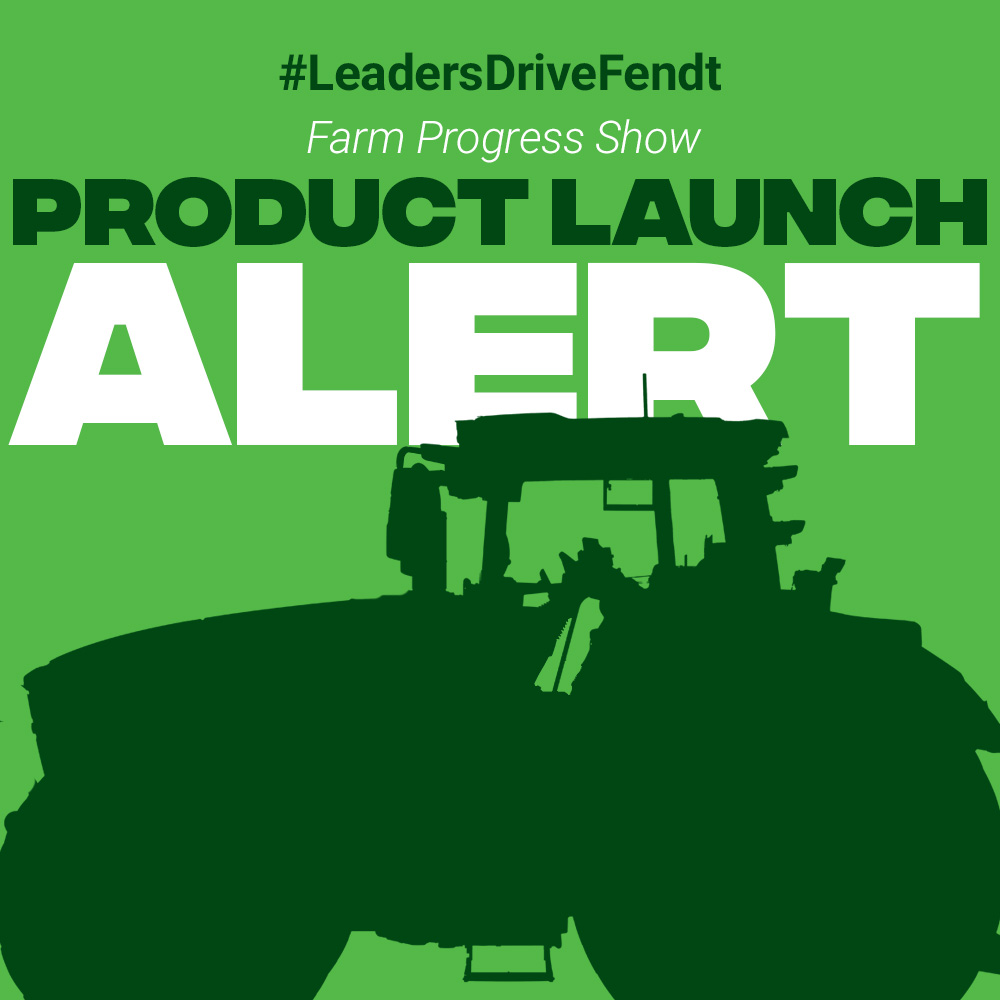 Product Launch Alert! We're adding a powerful new player to the team! Join us on Tuesday, August 26th, to see the latest updates to the Fendt tractor lineup! #LeadersDriveFendt #AllFendtAllYear #GrowBold