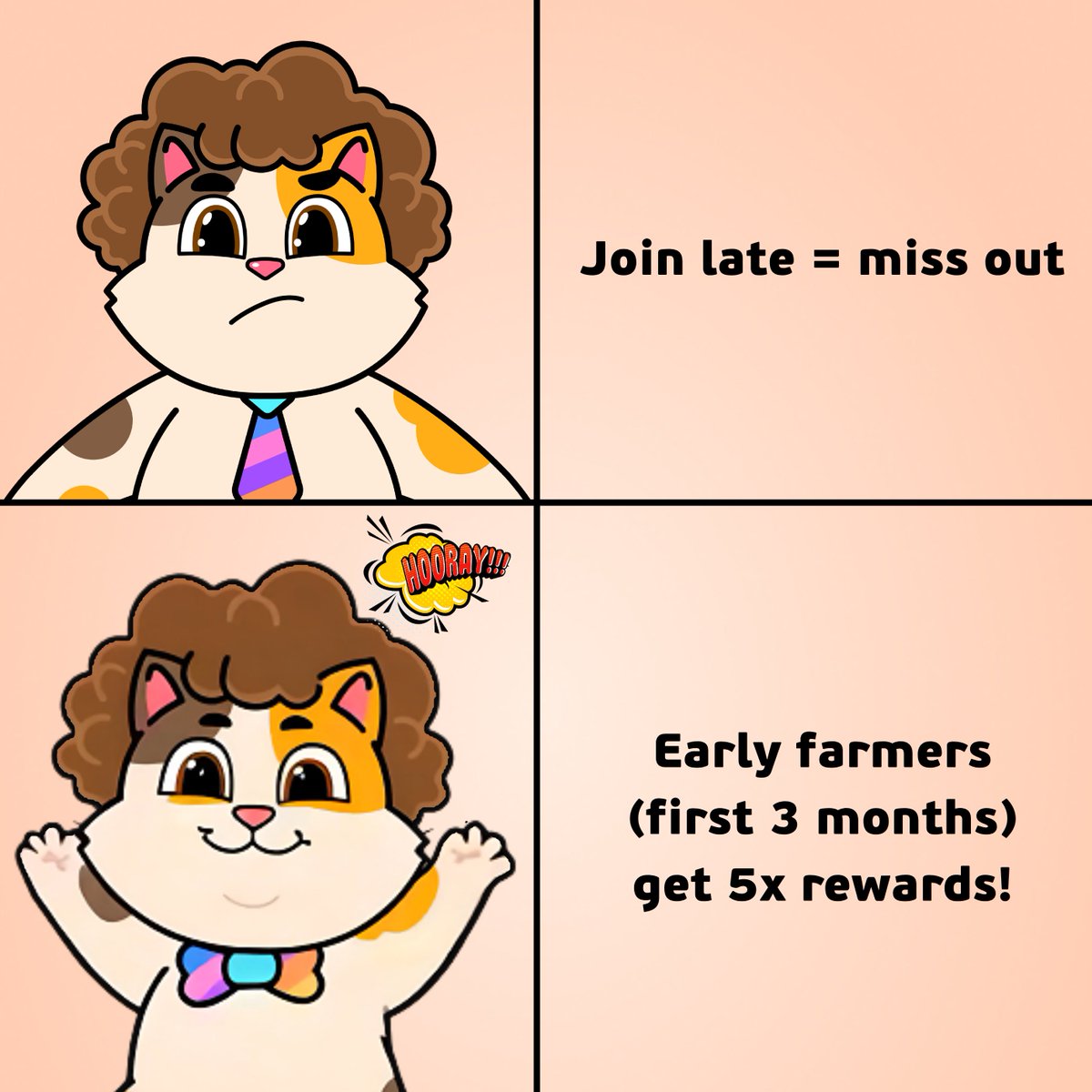 There’s nothing better than starting farming right now. 🌾

🚜 Let’s farm and earn those 5x gains. ColorPool Fam!😎
