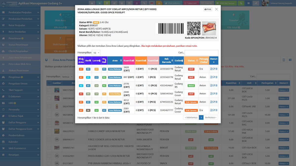 siudase's tweet photo. Penggunaan RFID tidak hanya berfungsi sebagai sistem pelacakan stok, tetapi juga dapat membantu perusahaan dalam mengelola seluruh aset dengan cepat dan akurat. 

Hal ini tentu akan meningkatkan visibilitas perusahaan terhadap kebutuhan sumber daya untuk operasional perusahaan. 

Dengan adanya Identifikasi Frekuensi Radio (RFID) memungkinkan pemilik gudang menemukan dan memantau produk secara otomatis.