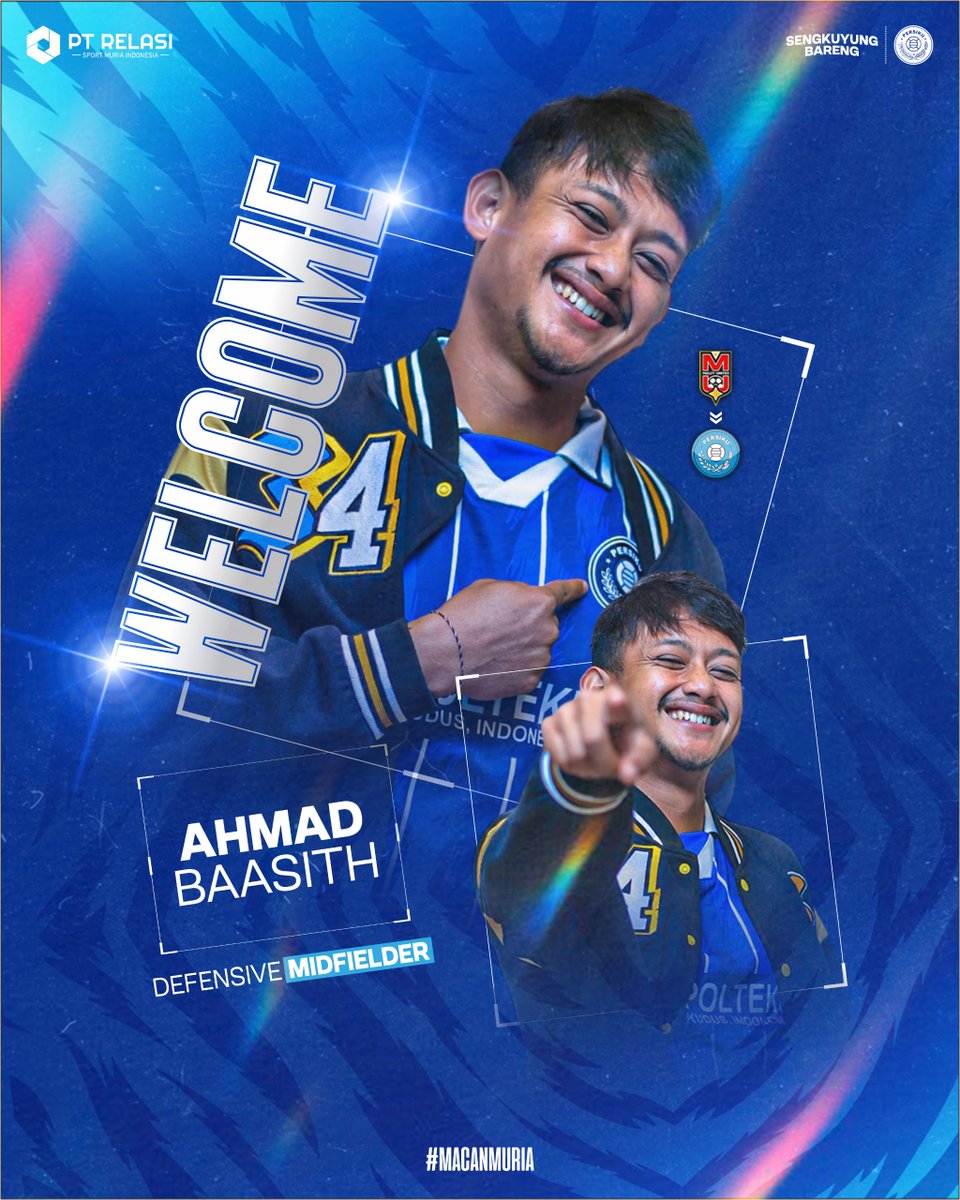 PERSIKU_Kudus's tweet photo. DONE DEAL β
Ahmad Baasith akan memperkuat lini tengah skuat Macan Muria π₯π΅
#Persiku #MacanMuria https://t.co/IHk3GEMNRA