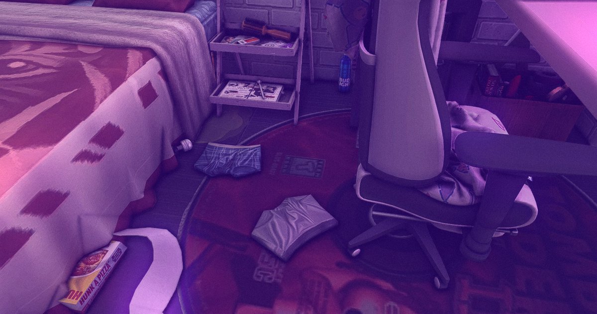 spent most of tonight working on this stinky smelly room😍