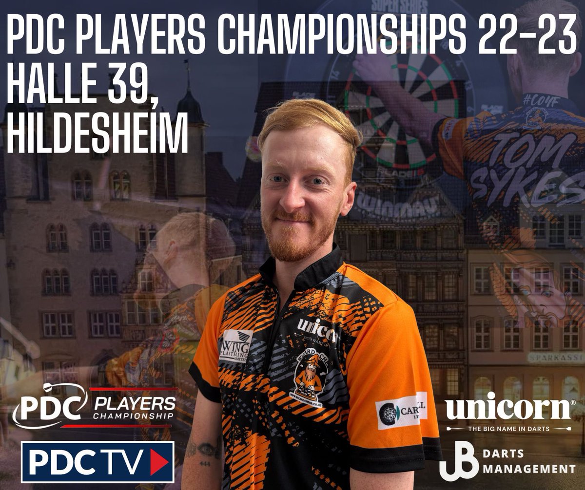 Arrived in Hildesheim 🇩🇪 ahead of <a href="/OfficialPDC/">PDC Darts</a> Players Championships 22-23 

Looking forward to the opportunity to compete with the best in the business and excited with the challenge the next couple days. 

Thanks to my sponsors as always for their continued support!