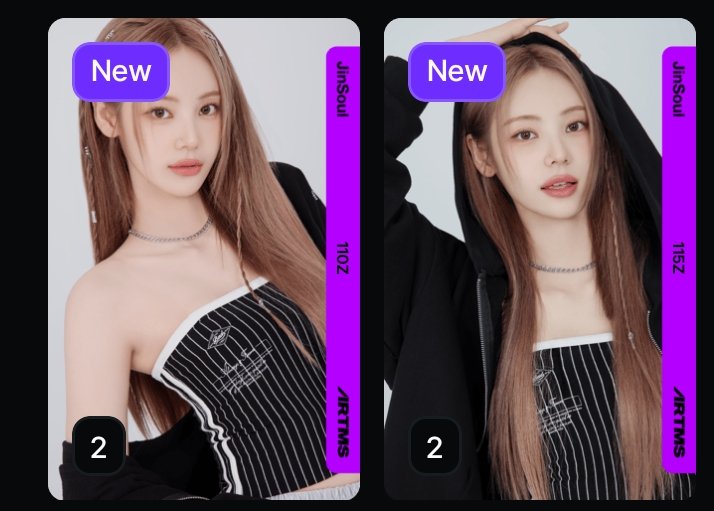 AcceberCosmo's tweet image. Can someone trade me jinsoul d113z and d114z for my dupe d110z and d115z? 
#JinSoul #artm