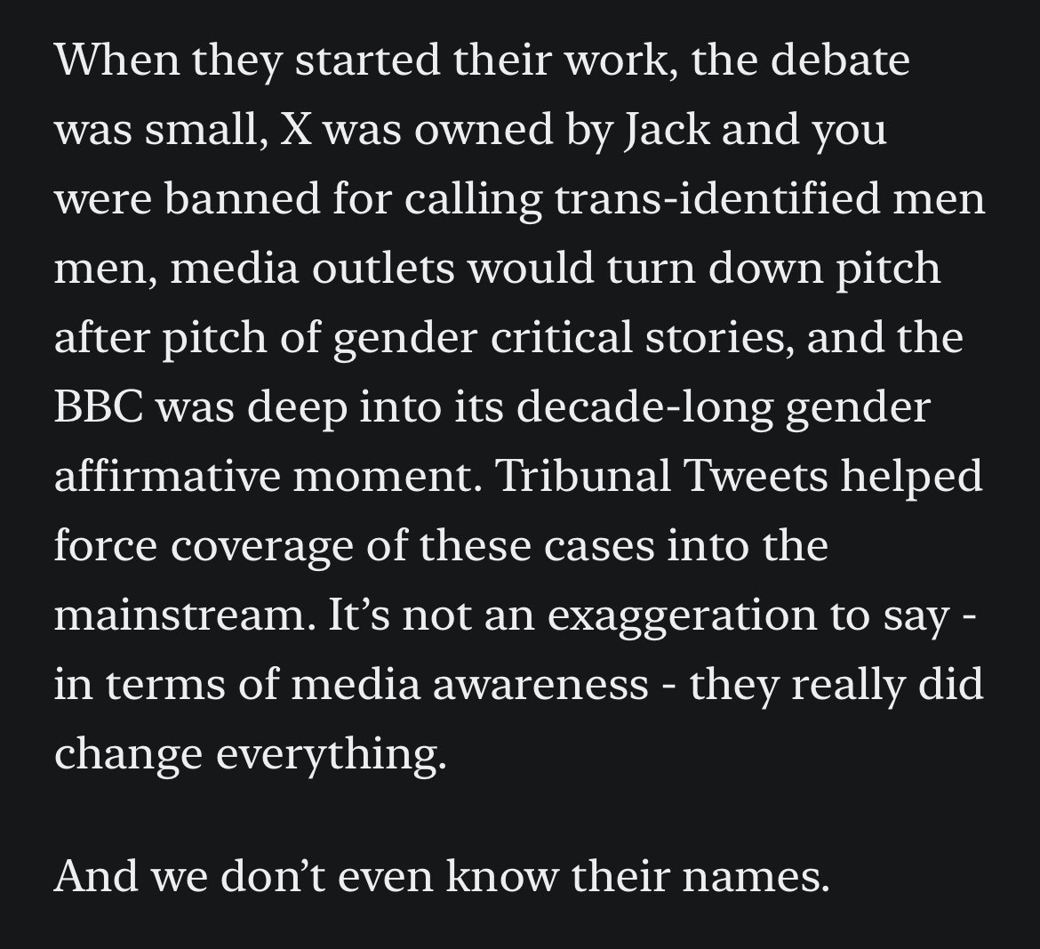 ‘The courage of Tribunal Tweets’

We’ve all been grateful these past two weeks for TT’s work and we are reposting this in tribute. 

open.substack.com/pub/seeninjour…