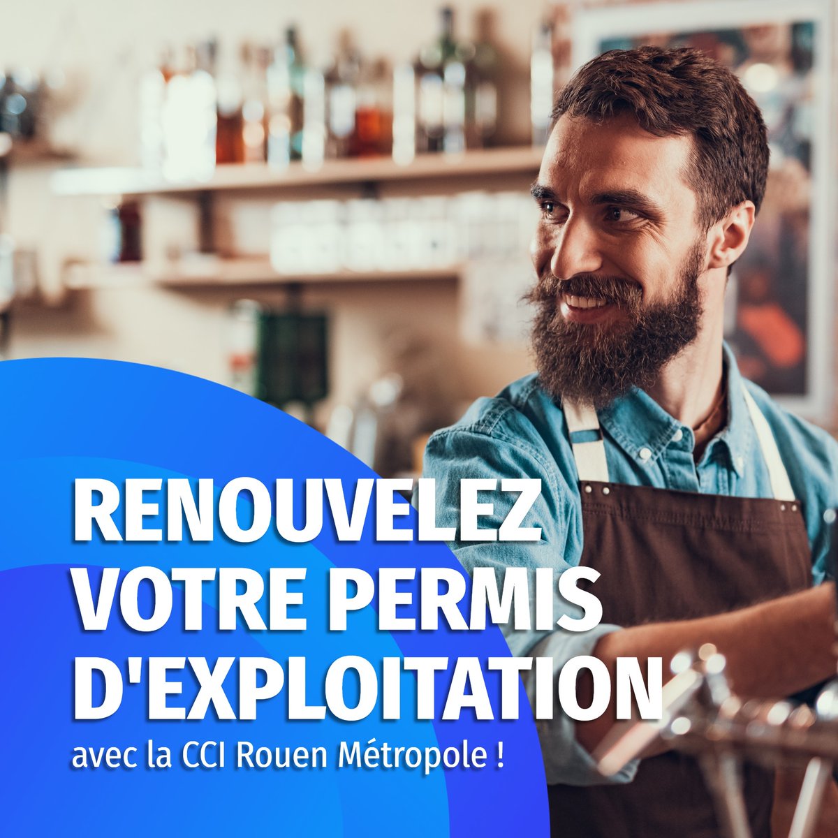 🎶 On s'était dit rendez-vous dans 10 ans …

Votre Permis d’Exploitation arrive à expiration ? Pas de panique ! Optez pour notre formation de renouvellement et continuez à exploiter votre établissement en toute légalité. ✅

💡 Plus d'infos : rouen-metropole.cci.fr/produit/permis…