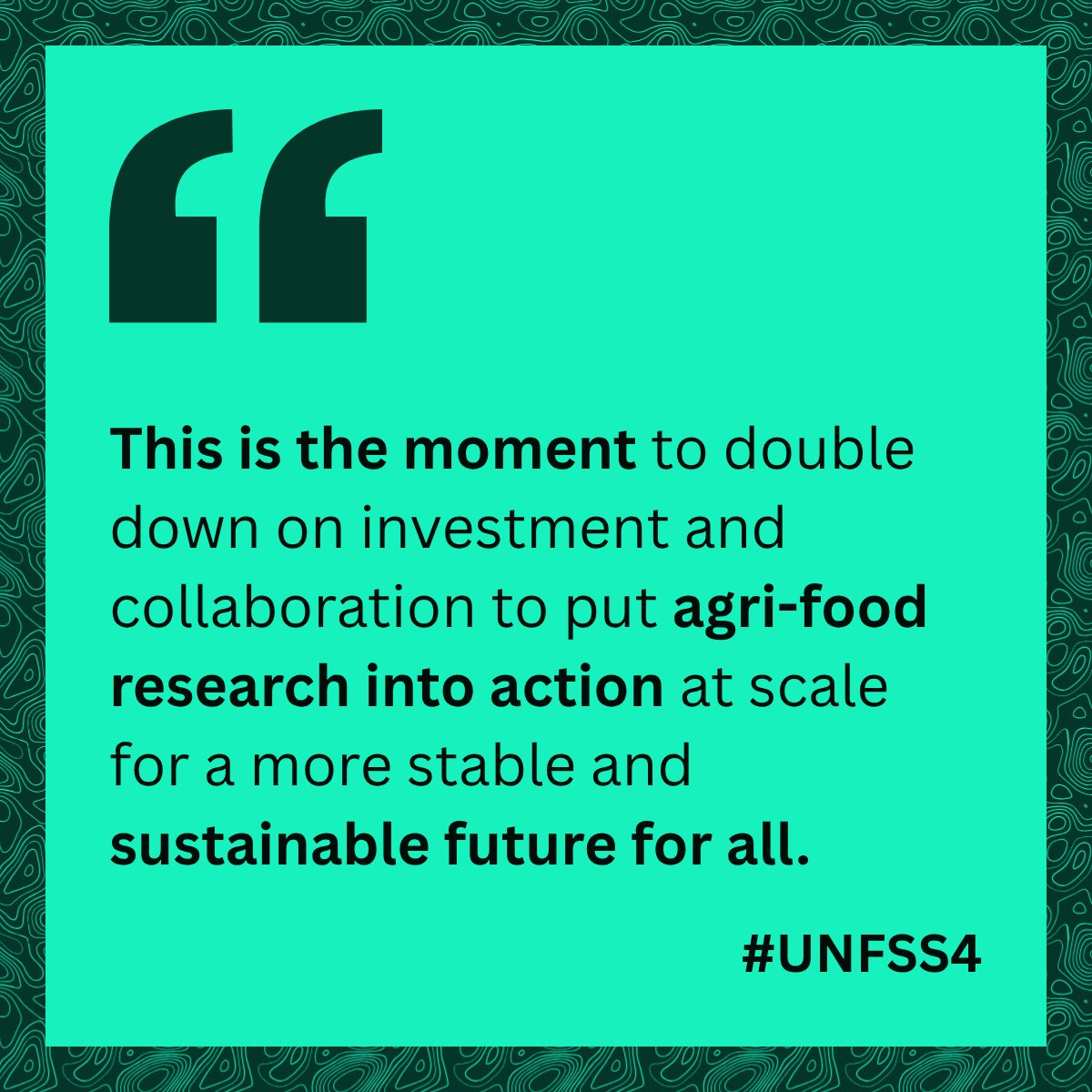 CGIAR (@cgiar) on Twitter photo ๐ At #UNFSS4, <a href="/CGIAR_EMD/">Ismahane Elouafi</a> & <a href="/trinidad1949/">Shakuntala Haraksingh Thilsted</a> call for urgent action:
๐ผ Investment in agrifood research
๐ Build collaboration & trust
๐น Integrate food systems in climate finance
๐ฑ Scale up innovation for sustainable food systems
on.cgiar.org/4kYuWgE ๐ At #UNFSS4, <a href="/CGIAR_EMD/">Ismahane Elouafi</a> & <a href="/trinidad1949/">Shakuntala Haraksingh Thilsted</a> call for urgent action:
๐ผ Investment in agrifood research
๐ Build collaboration & trust
๐น Integrate food systems in climate finance
๐ฑ Scale up innovation for sustainable food systems
on.cgiar.org/4kYuWgE