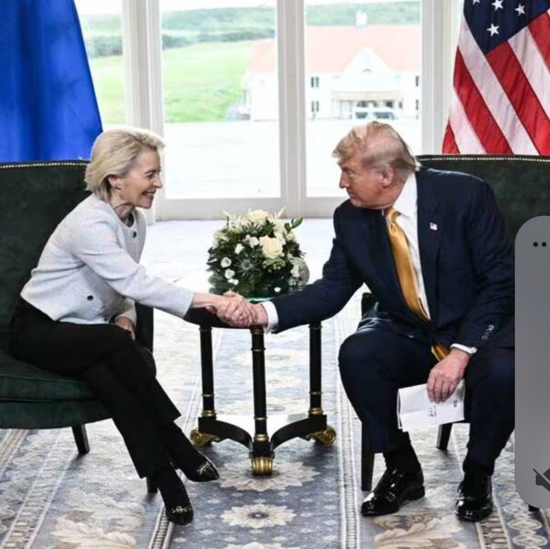 Tu parles d'une négociatrice, tu parles d'une Europe, alors que l'Angleterre est taxée à 10 % et l'Europe à 15 % !
