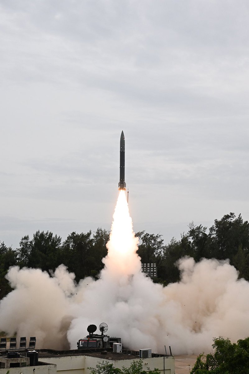 Two consecutive flight trials of ‘PRALAY’ missile was successfully carried out on 28th and 29th July 2025 as a part of User Evaluation Trials to validate the maximum and minimum range capability of the missile system. The missiles precisely followed the intended trajectory and