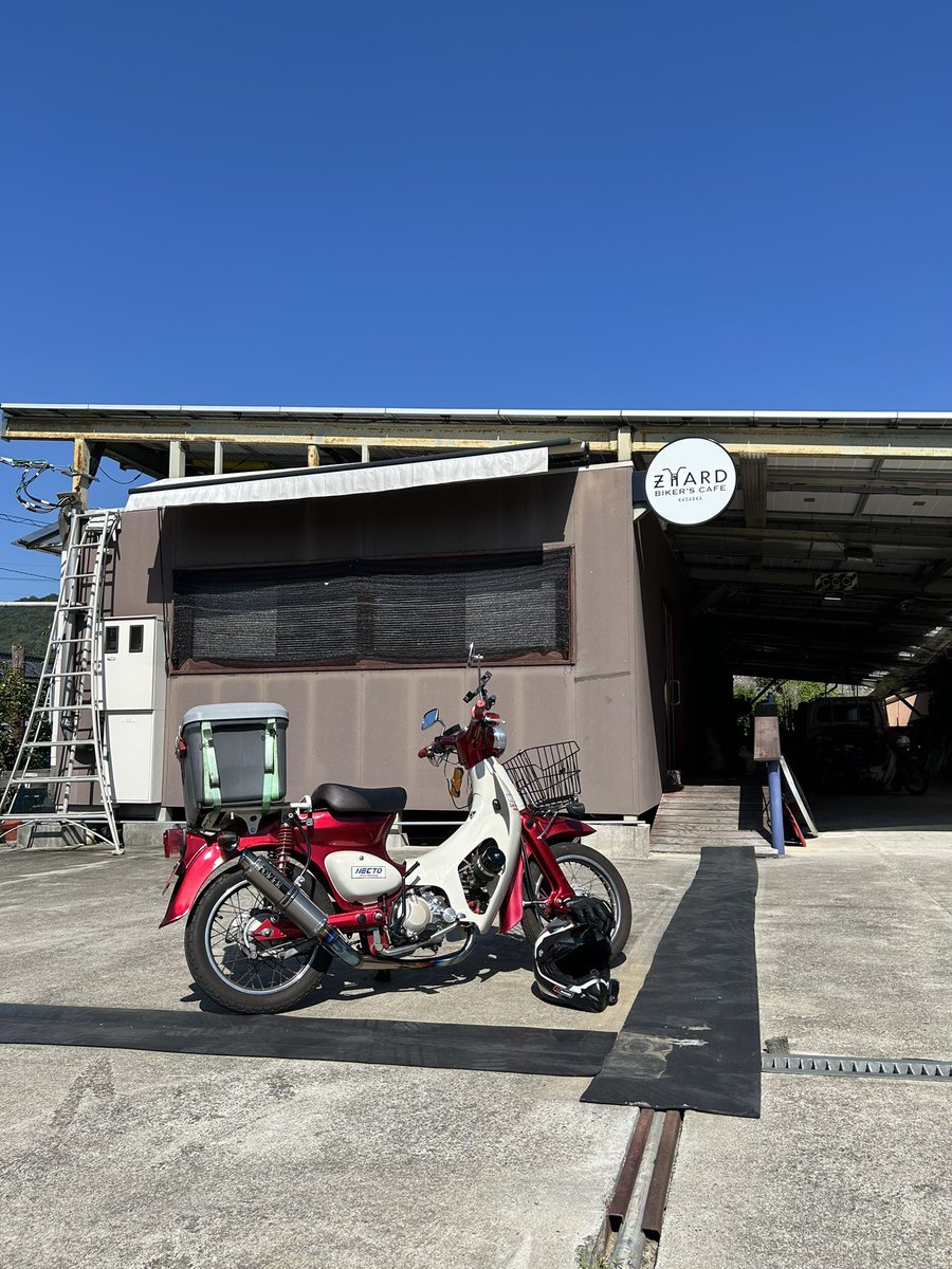 今日はカブでブンブンしました