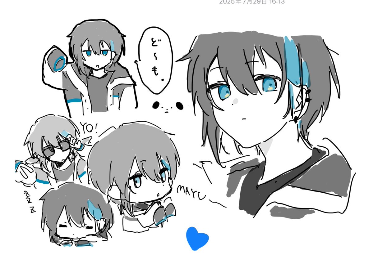 _onko's tweet image. らくがき楽しい