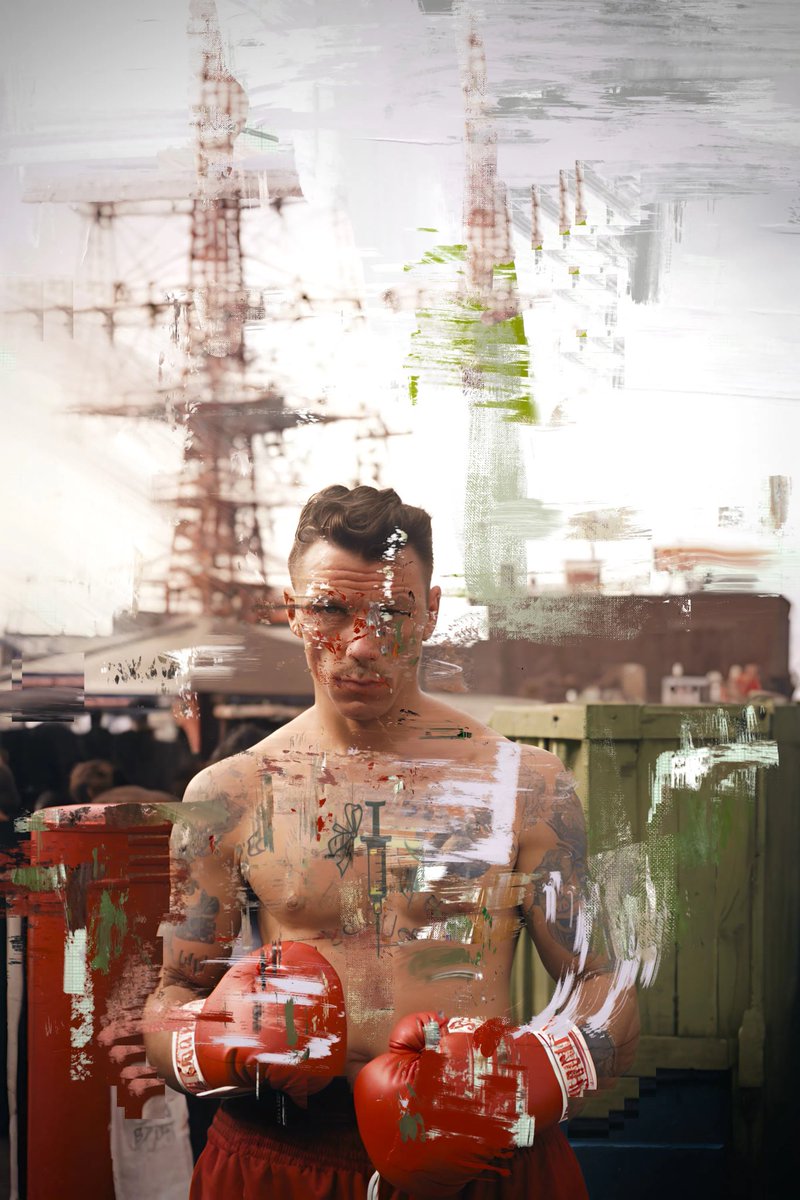 The 10th E State

Title: Boxer

Postpainting

Circa 2024