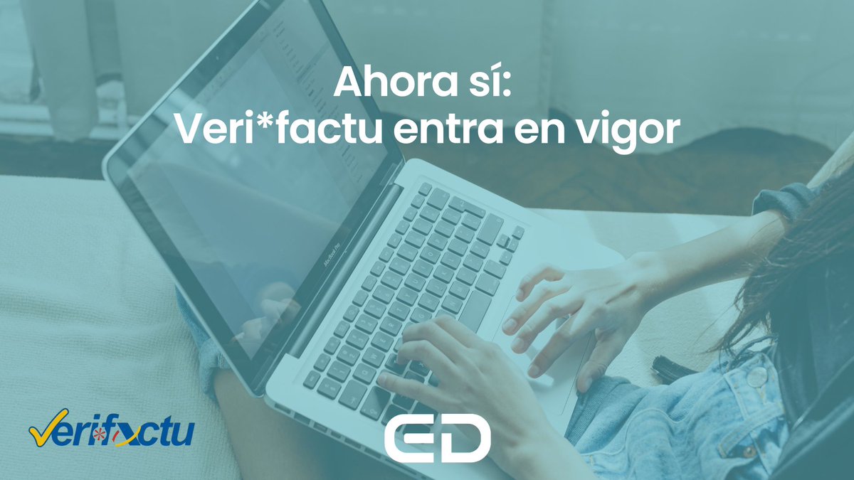 EuskoData_SA's tweet image. 🆕 Hoy entra en vigor #VeriFactu para los desarrolladores de software

🔹 Obligatorio para pymes y sociedades a partir del 1 de enero de 2026
 🔹 Autónomos y otros: desde el 1 de julio de 2026

👉 Te informamos: euskodata@euskodata.com

#FacturaElectrónica #SoftwaredeGestión