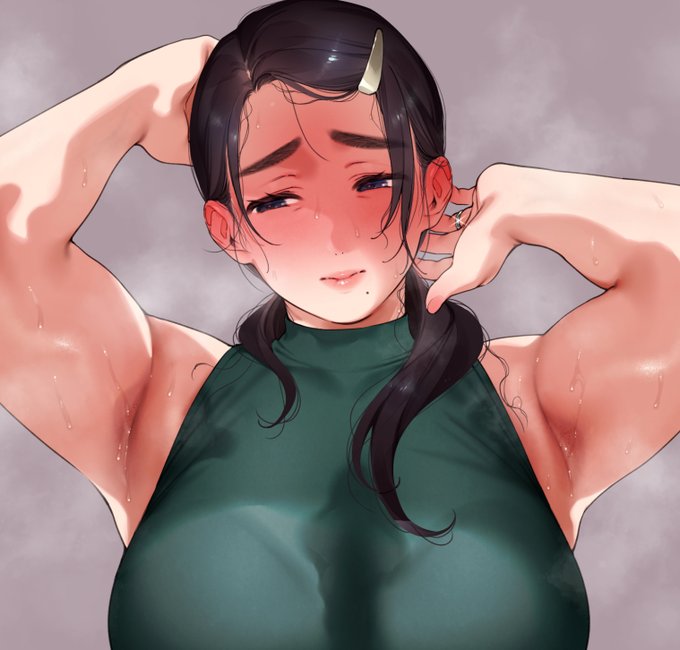 いつもの単行本表2、表3に使ったりする腋です
お肉多め特有のスジ腋すき 