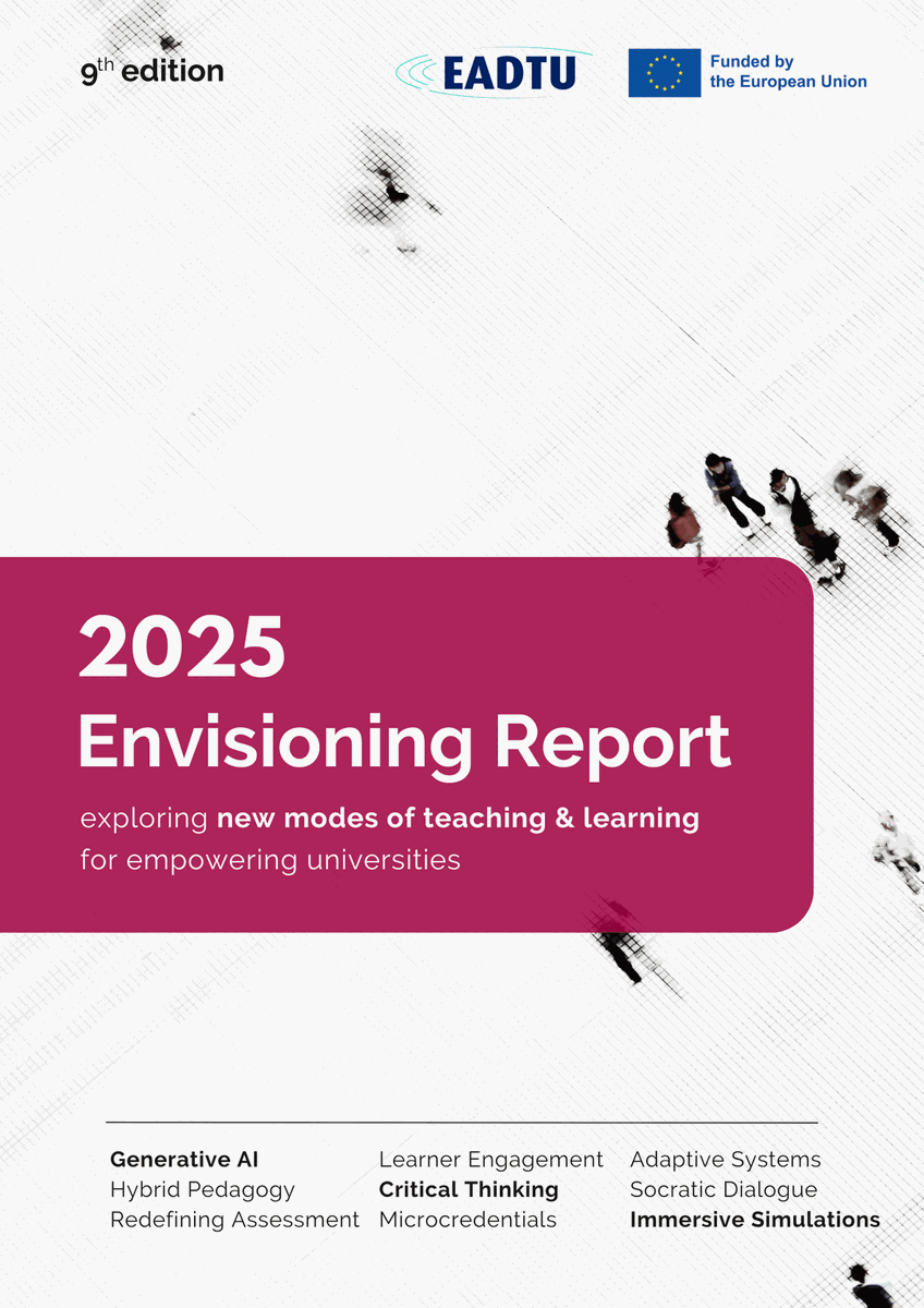 EADTU (@eadtu) on Twitter photo 🚀Just released: The 9th Envisioning Report by EADTU & EMPOWER experts!
Discover how universities are leveraging AI for hybrid learning, immersive edtech, inclusive teaching, and flexible learning pathways.
A perfect read for your summer break!
📘zenodo.org/records/159087…
#EMPOWER 🚀Just released: The 9th Envisioning Report by EADTU & EMPOWER experts!
Discover how universities are leveraging AI for hybrid learning, immersive edtech, inclusive teaching, and flexible learning pathways.
A perfect read for your summer break!
📘zenodo.org/records/159087…
#EMPOWER