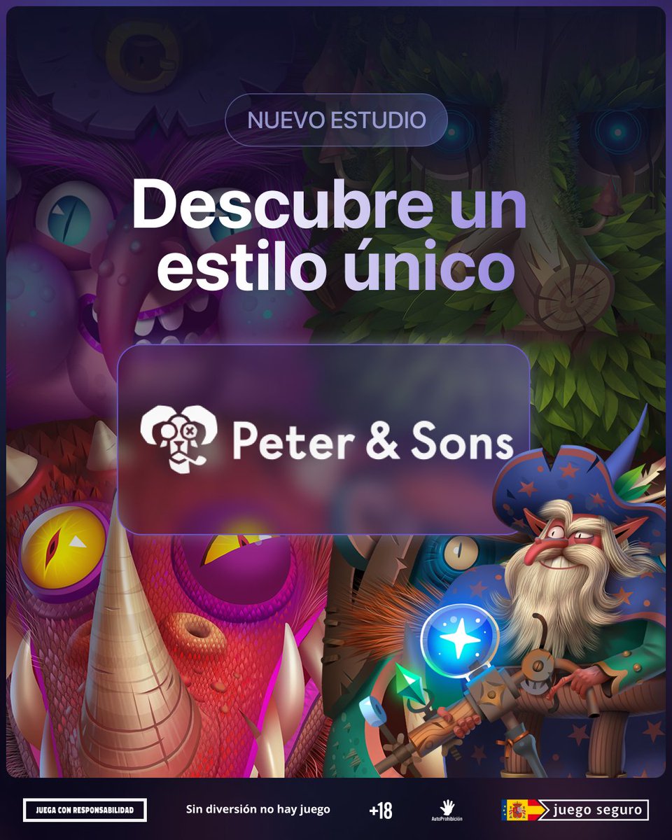 Descubre ya en Casinogranmadridonline.es las slots de Peter &amp; Sons, el nuevo estudio que se suma a las más de 3.500 slots de nuestro catálogo

Regístrate ya y hazte con el bono sin depósito hasta 30 €. ¡No te lo pierdas!

#Casinoonline