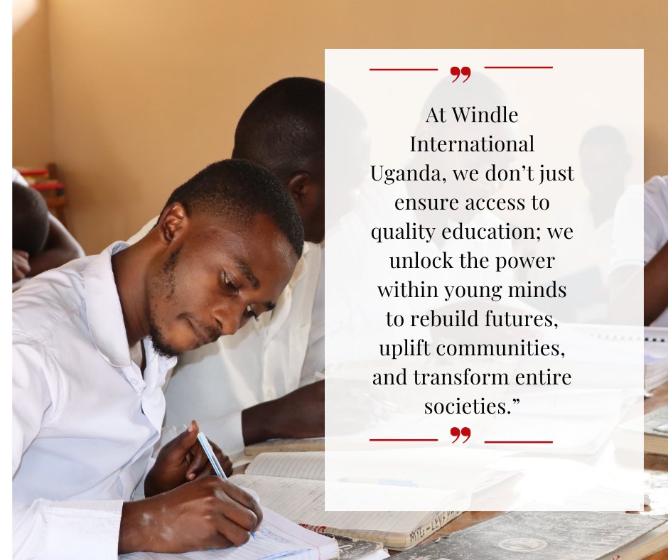 WindleUganda's tweet image. Join us in creating a future where education isn’t a privilege, but a right for every young person. #EducationTransforms #WindleUganda