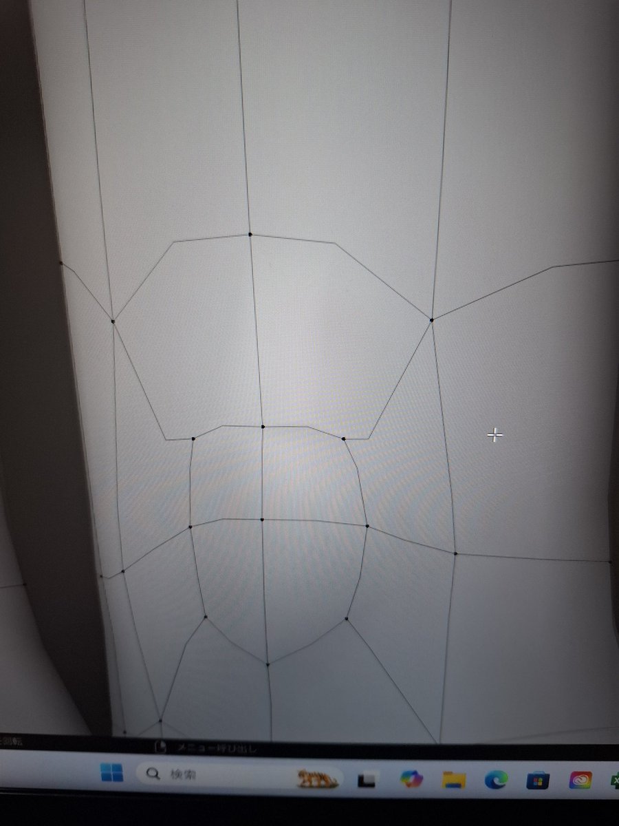 本の通りにサブディビジョンサーフェスをかけて、モデル製作をしているのですが、一部トポロジーがカクついてしまうのは直せるのでしょうか？修正方法ご存じの方がいらっしゃったら教えて頂けると助かります
#Blender　#Blender初心者